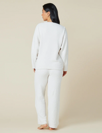 Marshmallow Reverse Seam Bracelet Lounge Set, Almond