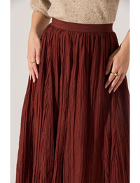 Salome Skirt, Burnt Brown