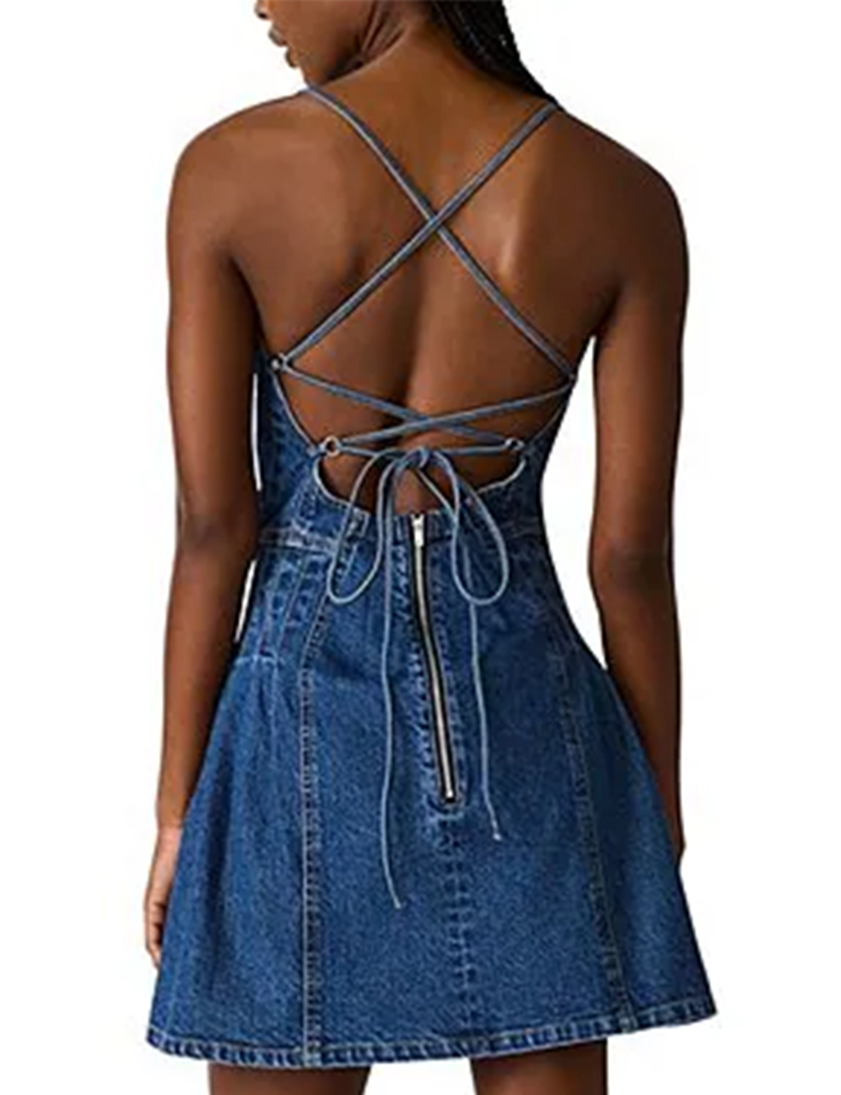 Dianne Dress, Denim Blue