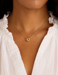 Infinity Knot Necklace, Gold