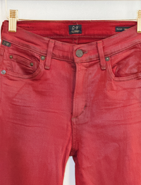 Citizens Of Humanity Rocket Skinny Jeans, Coated Red