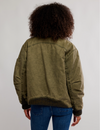Jax Washed Bomber, Olive
