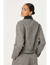 Nelly Jacket, Grey Herringbone