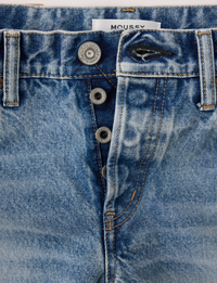 Low Rise Albany Straight, Light Blue