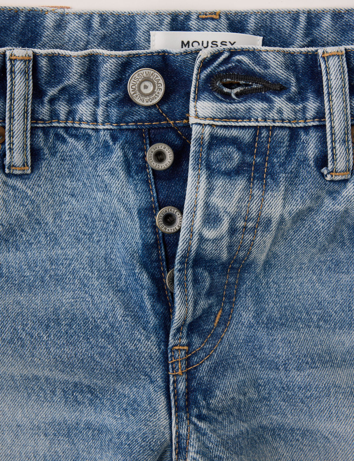 Low Rise Albany Straight, Light Blue
