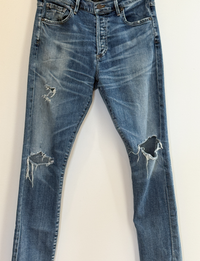 Citizens Of Humanity Corey Distressed Straight Leg Jeans, Medium Wash