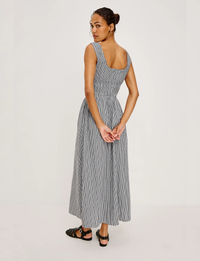 Jordie Dress, Black/Gingham