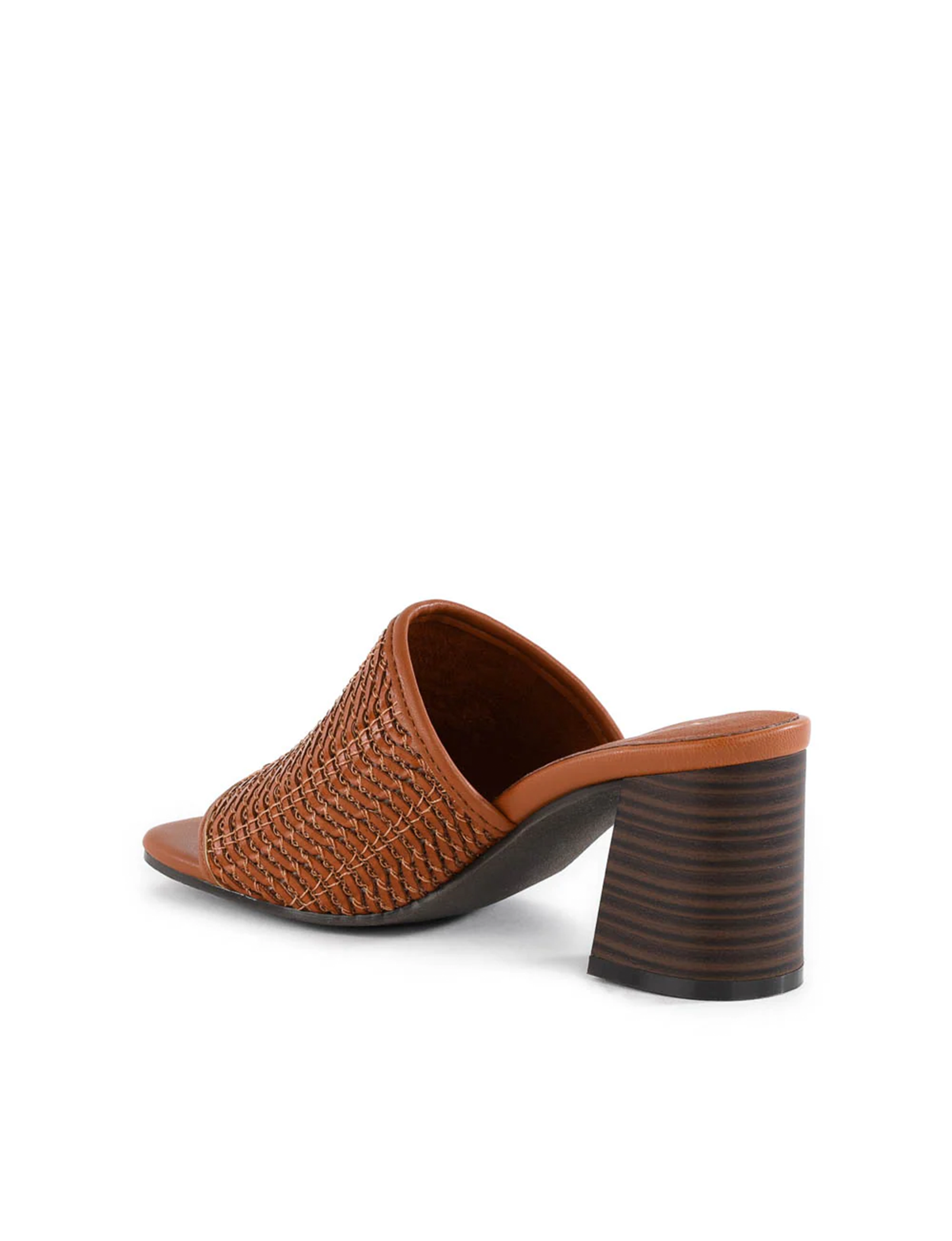 Adapt 3 Raffia Heel, Dark Tan
