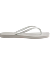 Slim Square Sandal, White