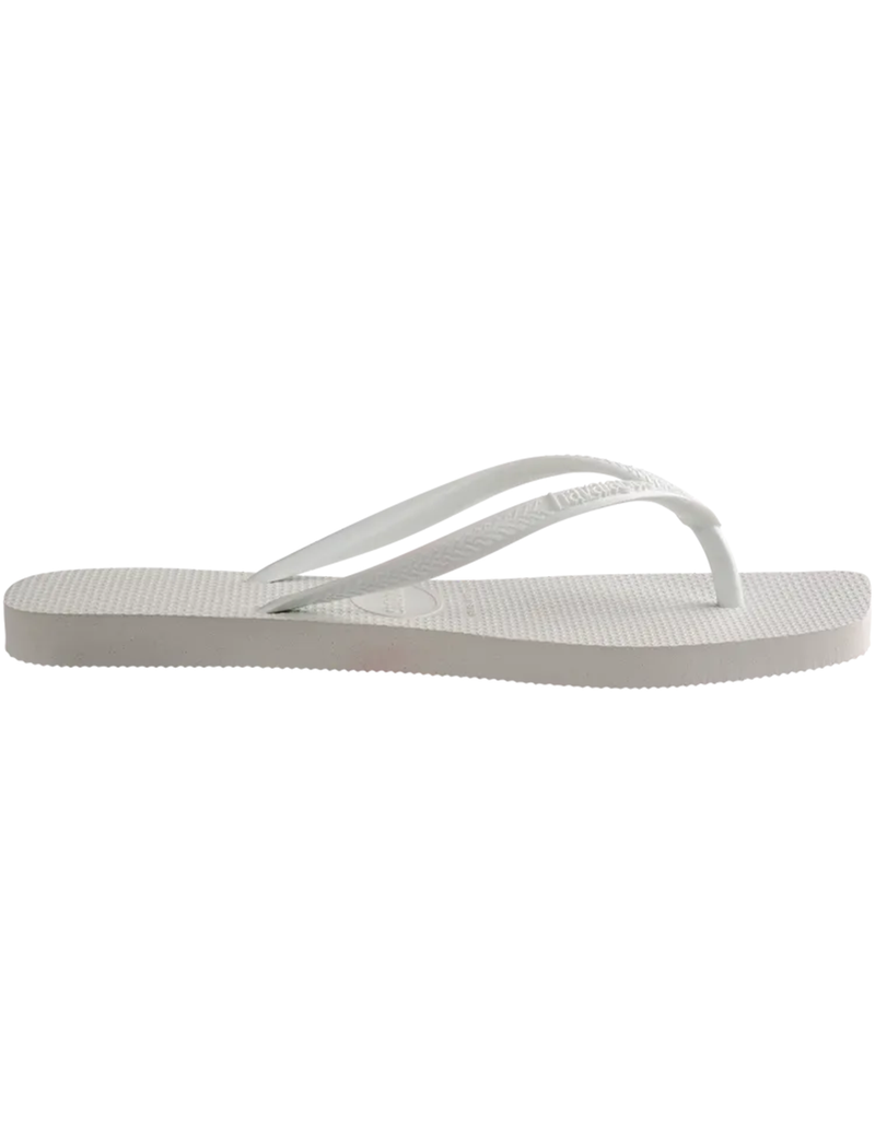 Slim Square Sandal, White