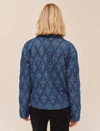 Quilted Barn Jacket, Indigo Lagoon Wash