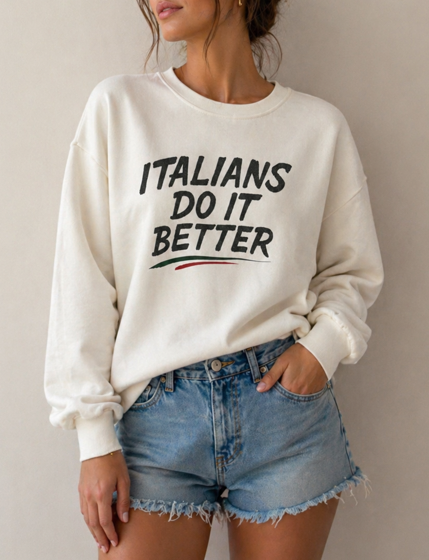 'Italians Do It Better' Jumper, White