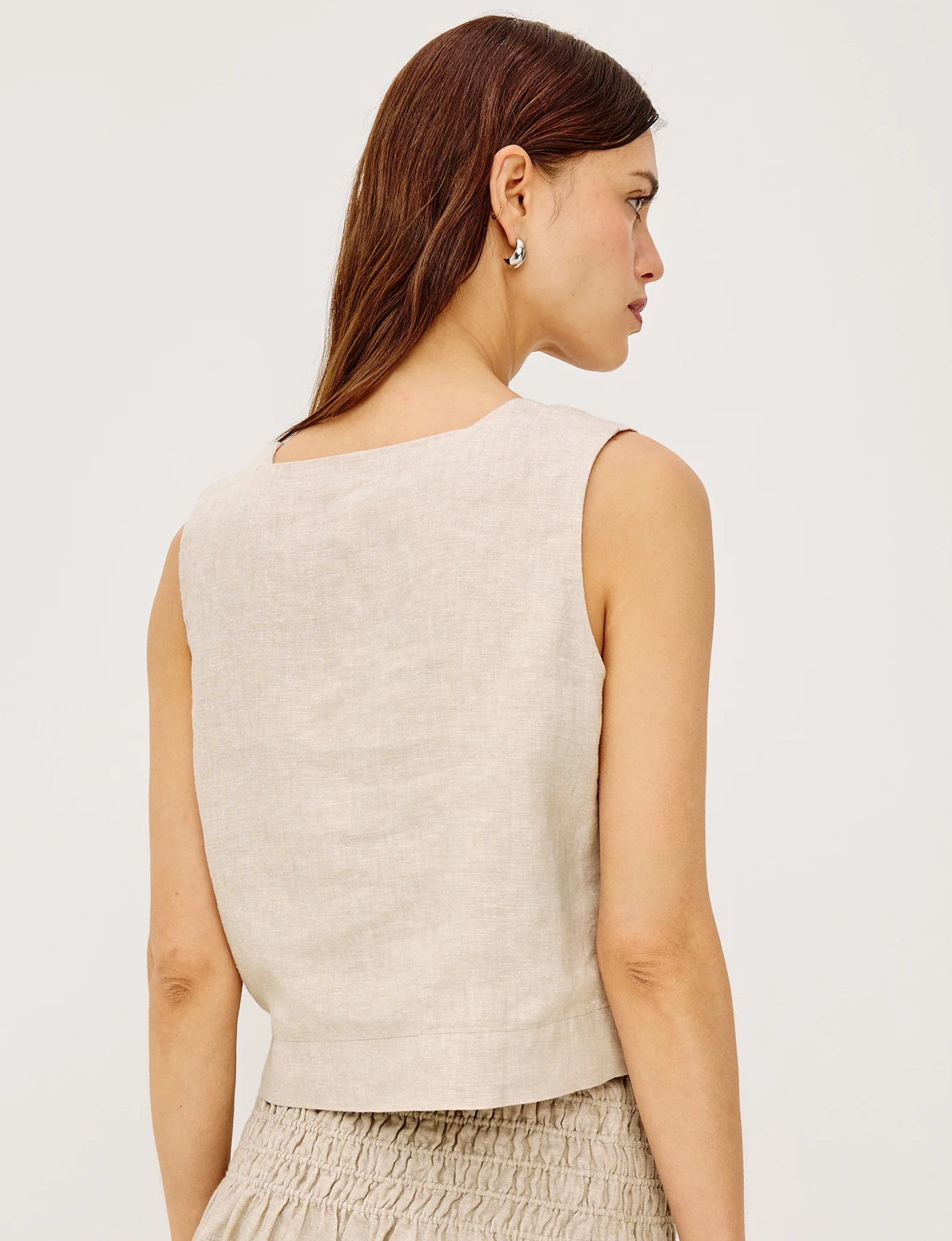 Akira Tank, Heathered Flax
