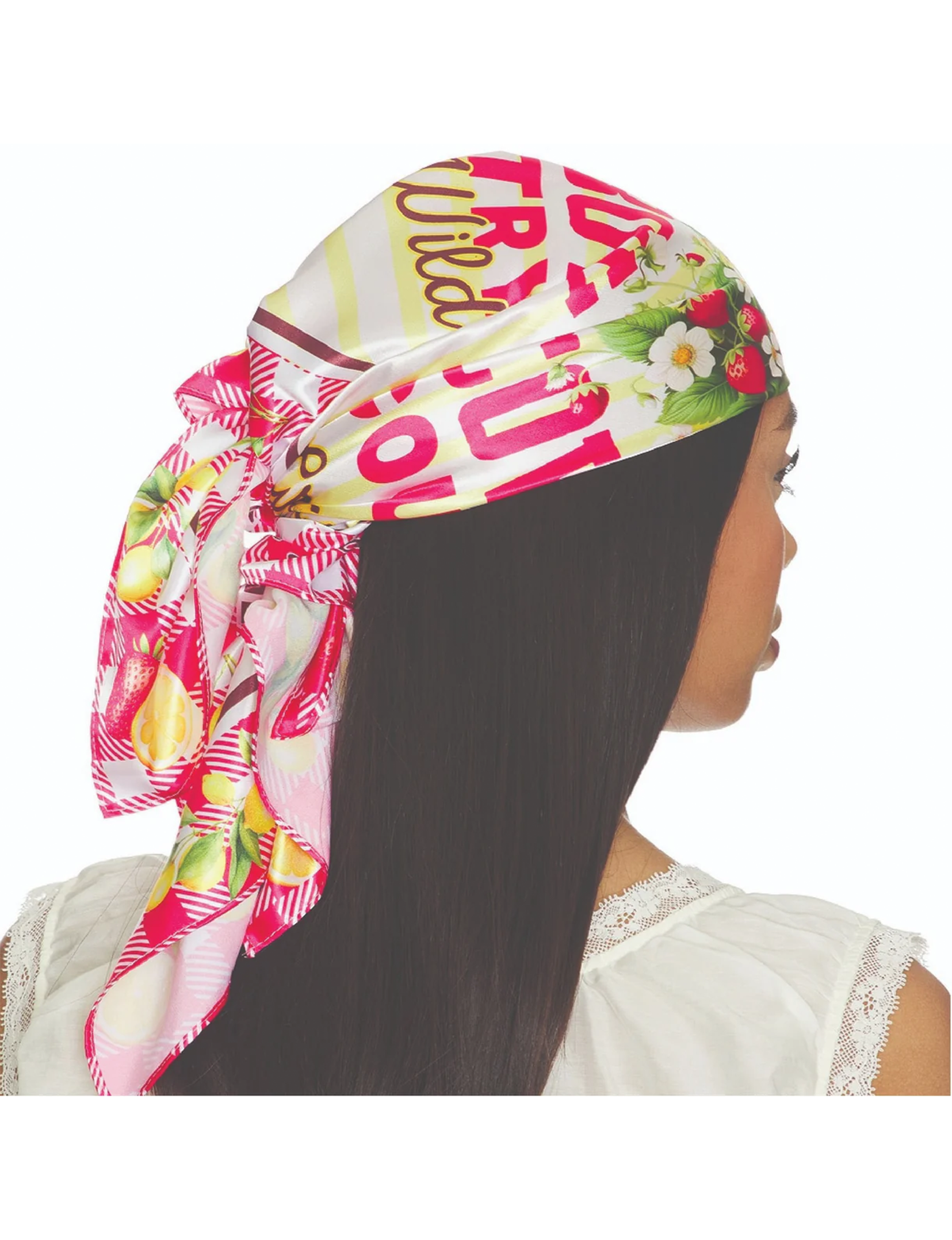Cowboy Country Wild Berries Bandana, Red Gingham
