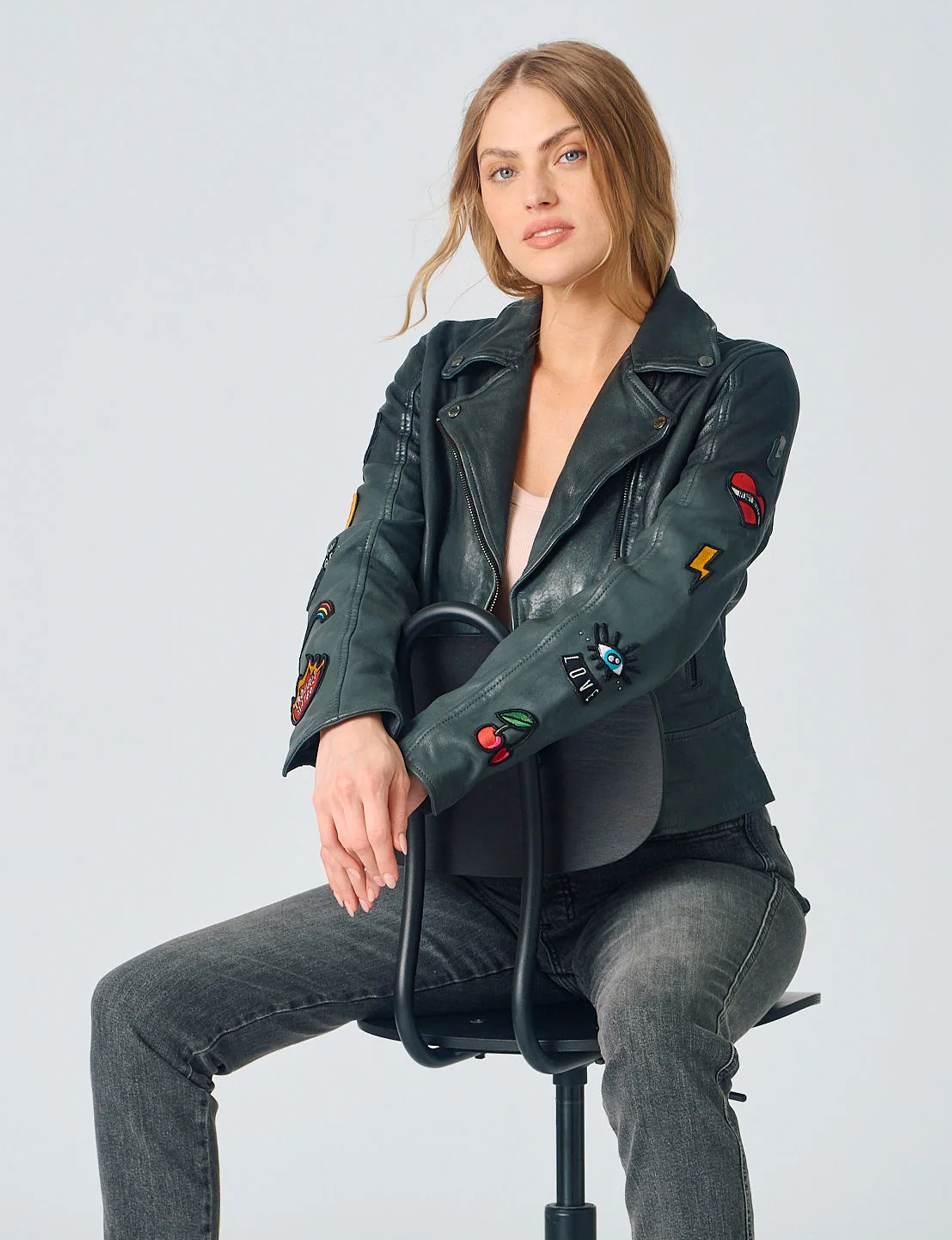 Cynthia Jacket, Black/Anthra