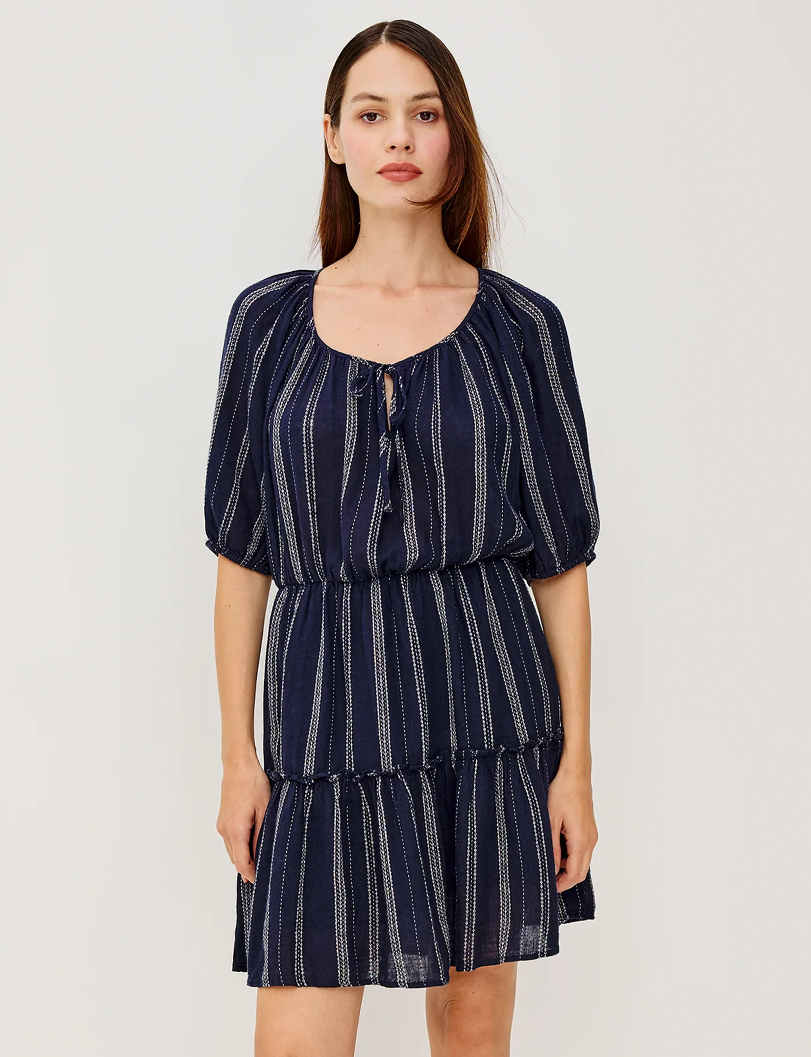 Saba Dress, Marina Stripe