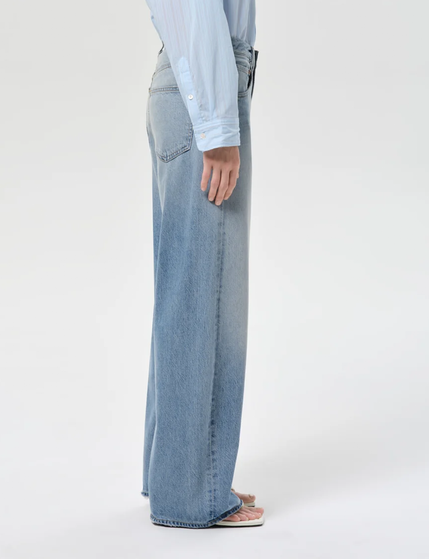 Low Curve Crop Jean, Reset