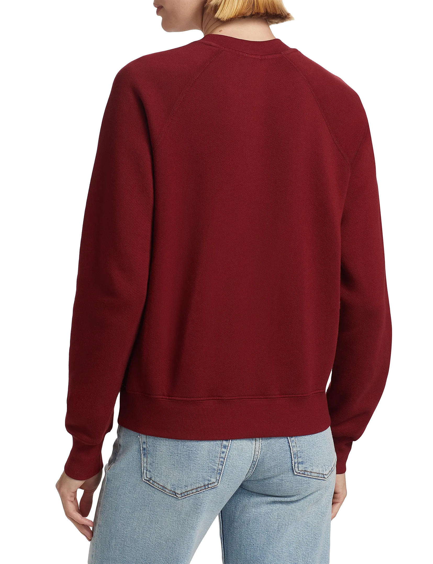 Classic Crewneck Sweater, Currant
