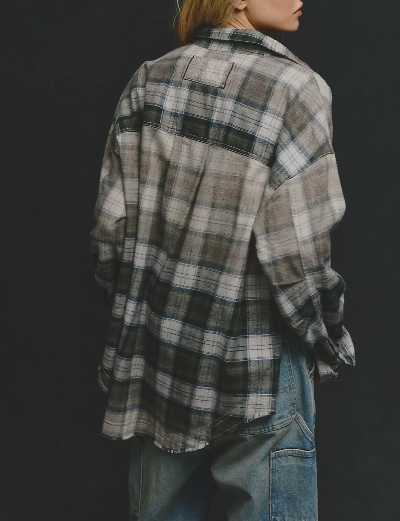 Alexi Plaid Shirt, Forest Green/Combo
