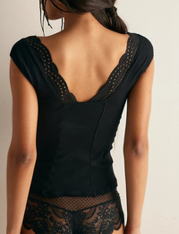 Blush Hour Tee, Black