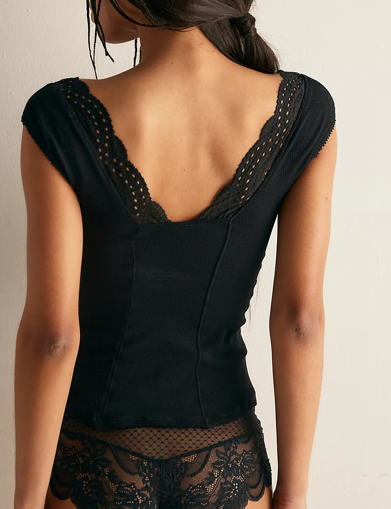 Blush Hour Tee, Black