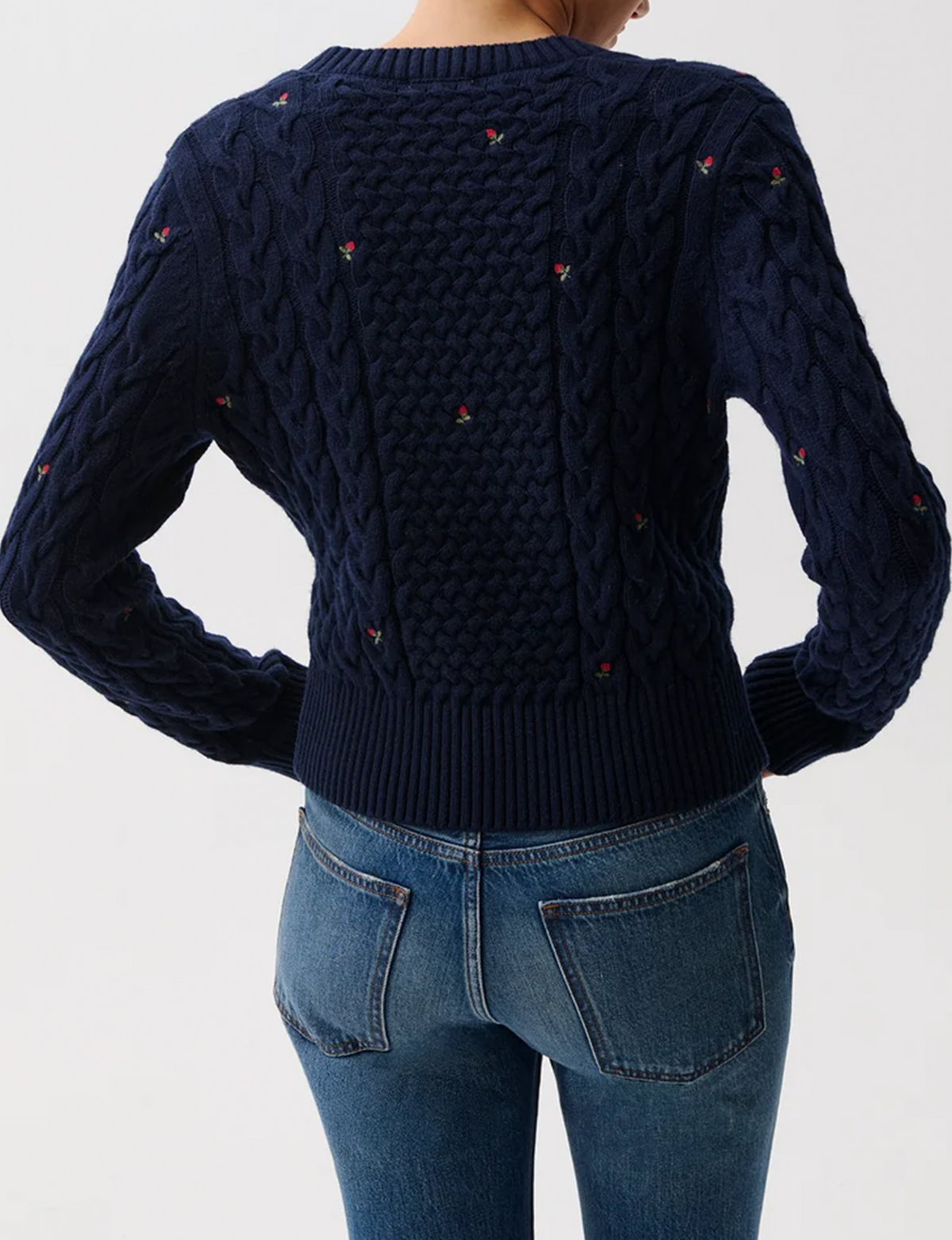 Shana Cable Sweater, Soft Night