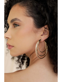 Handworked Hoops, Gold