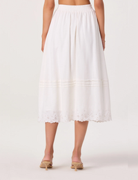 Shelly Skirt, White