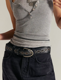 WTF Preston Stud Belt, Black