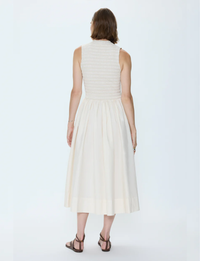 Gladys Dress, Oyster Shell