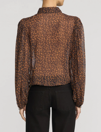Silk Prairie Shirt, Leopard
