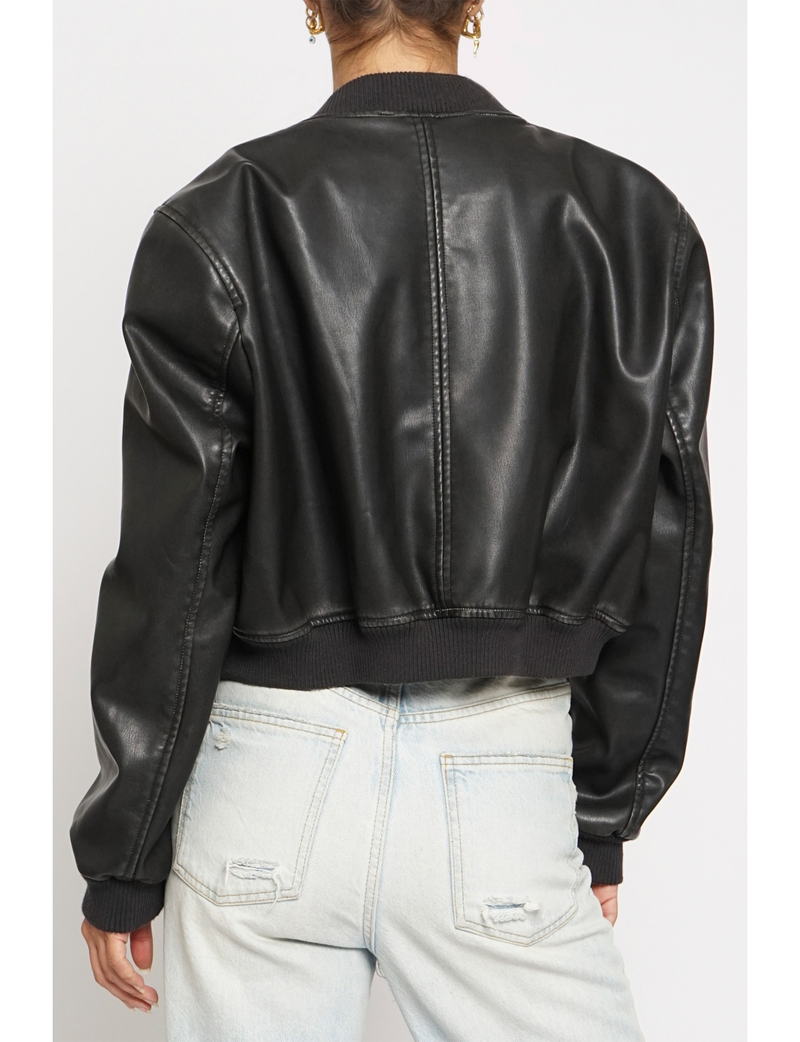 Washed Bomber, Black