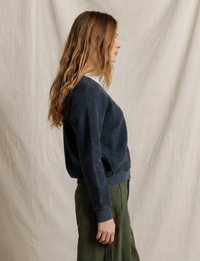 Zuri Reverse Fleece Sweatshirt, Turbulence