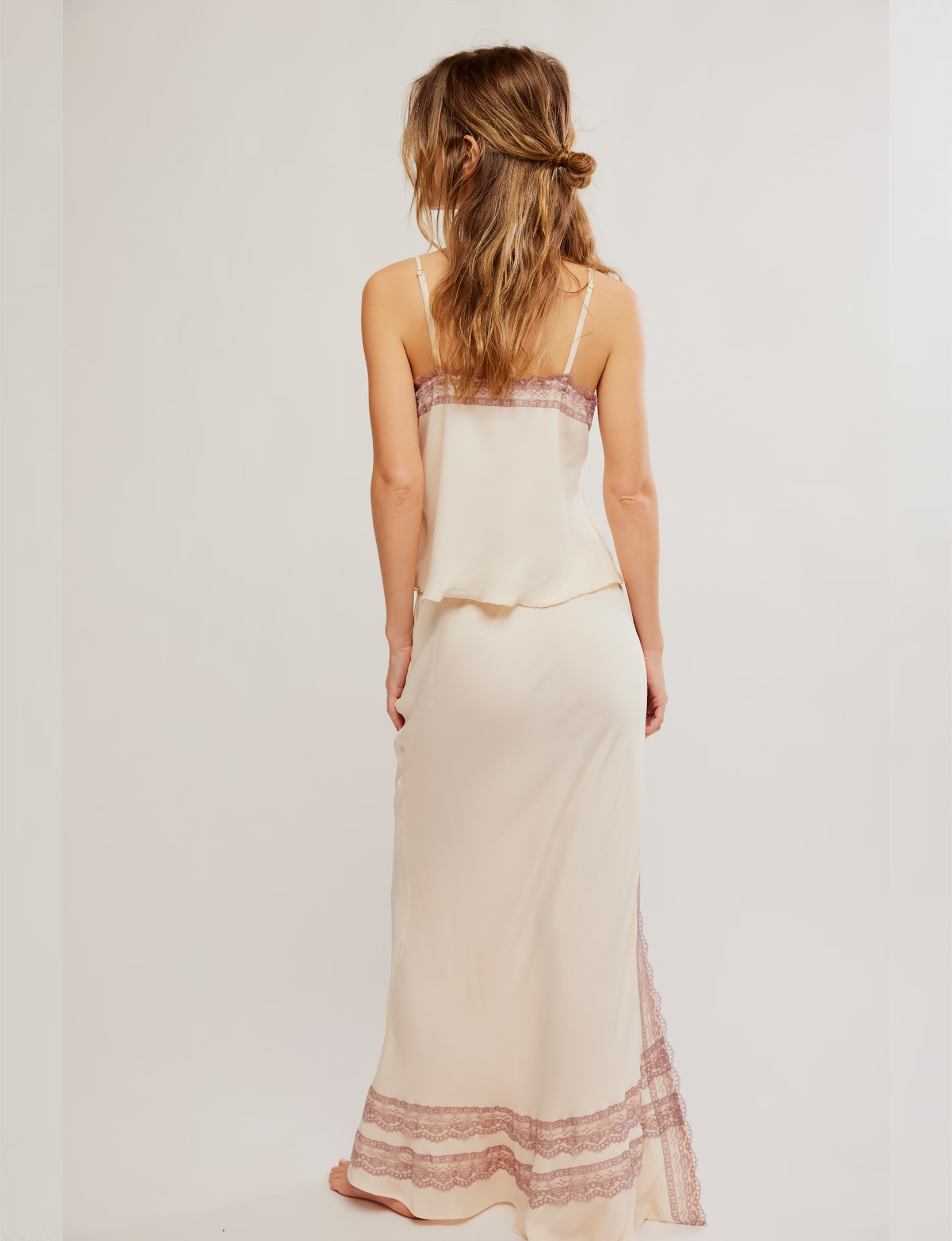 Wish You Were Here Slip Set, Pearled Elderberry