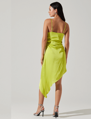 Vista Midi Dress, Lime