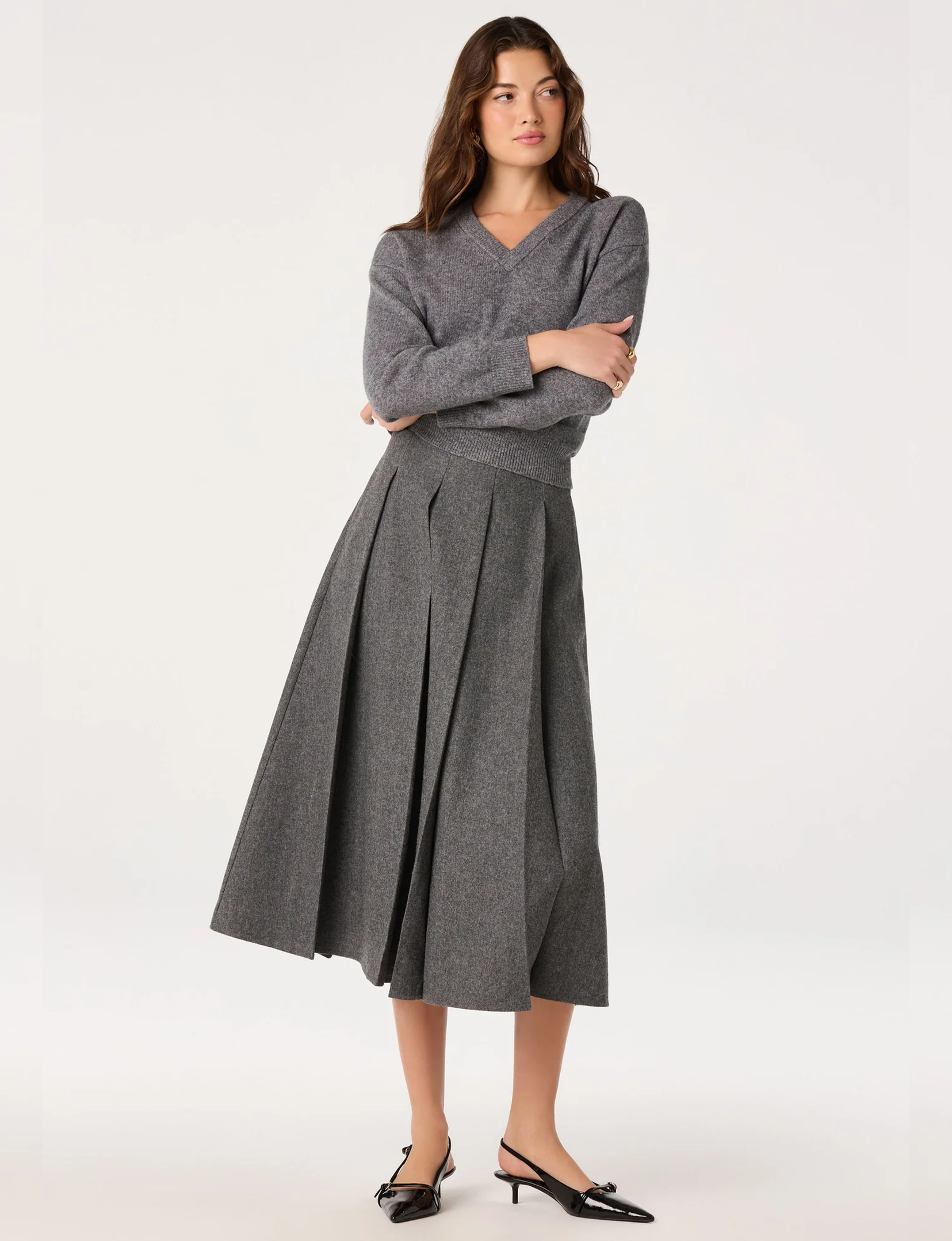 Kelsie Skirt, Charcoal