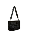 Duplex Reversible Faux Fur Tote, Black