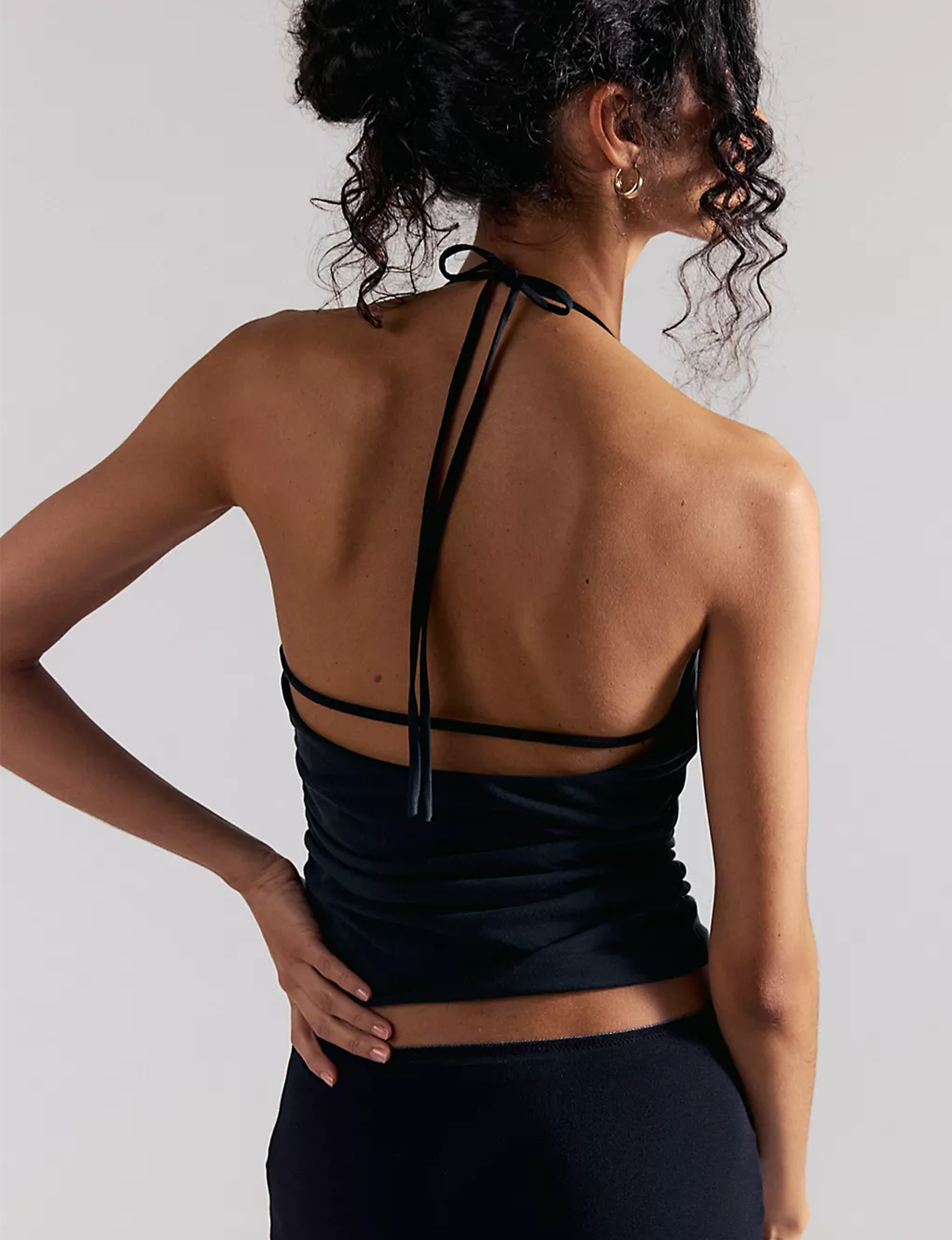 Toni Beaded Tank, Black