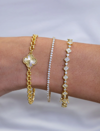 Dainty Gracie Tennis Bracelet,