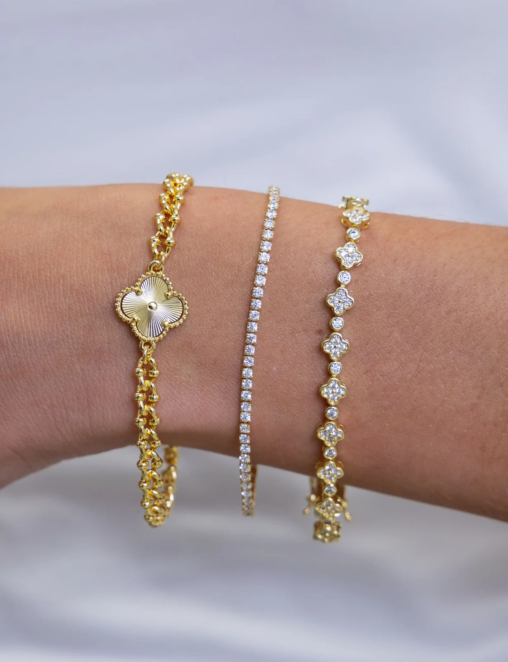 Dainty Gracie Tennis Bracelet,