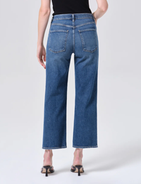 Harper Mid Rise Straight Leg Crop, River