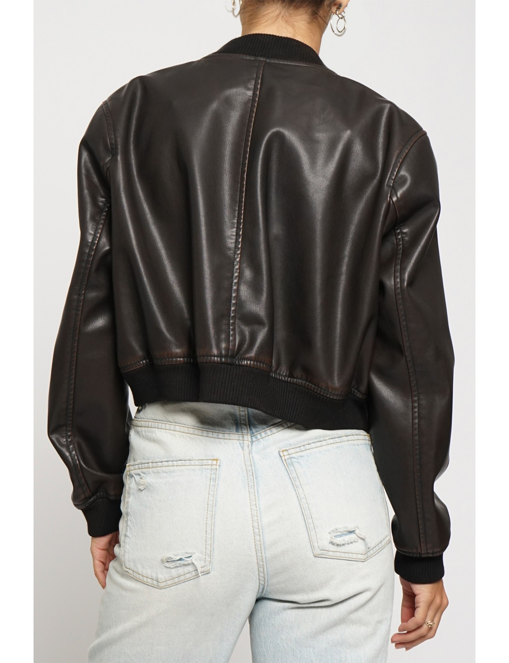 Washed Bomber, Brown