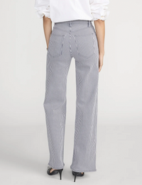 Le Slim Palazzo, Navy/Stripe