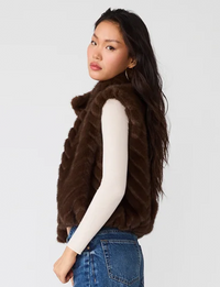 Luxie Vest, Dark Espresso
