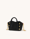 Paul Mini Handbag, Black/Brushed Gold