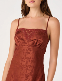 Kristian Jacquard Maxi Dress, Spice