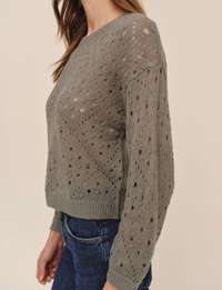 Balloon Sleeve Sweater, Shadow Moss