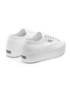 2790 Canvas Platform Sneaker, White