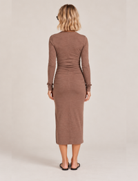 Slim Midi Dress, Mink