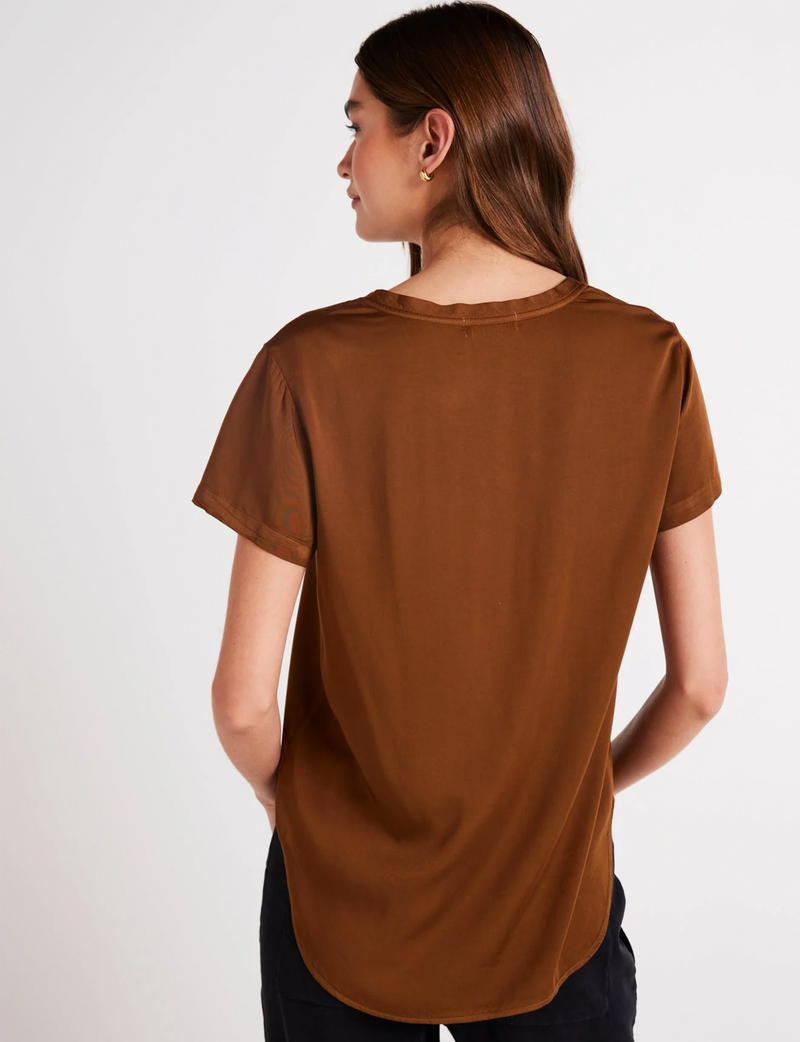 V-Neck Tee, Twilight Gold